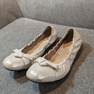 Geox Respira flat ballerina color beige size EU 37 USA 7/7.5